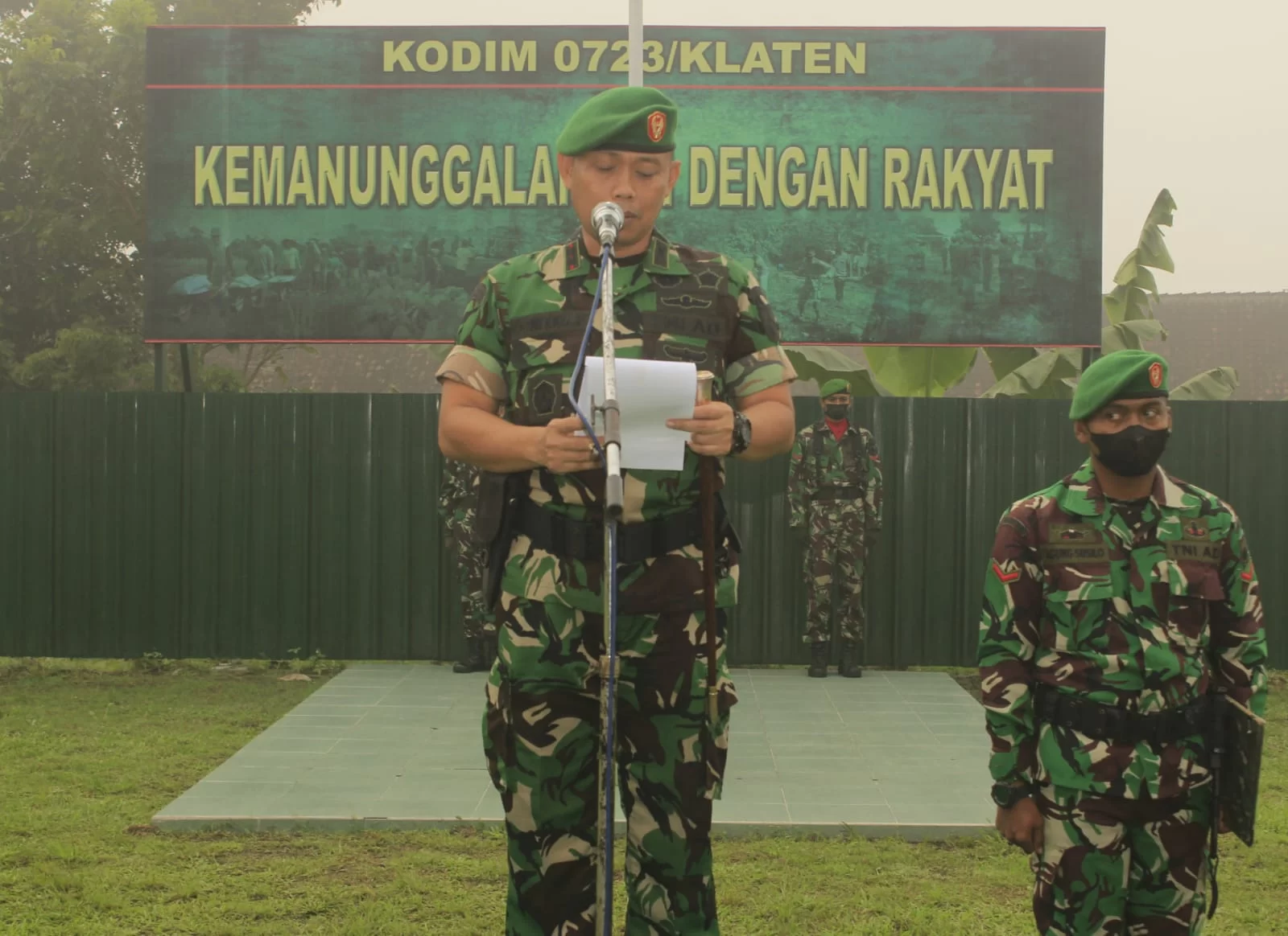 Inilah Amanat Kasad yang dibacakan Dandim Klaten pada upacara Tujuh Belasan