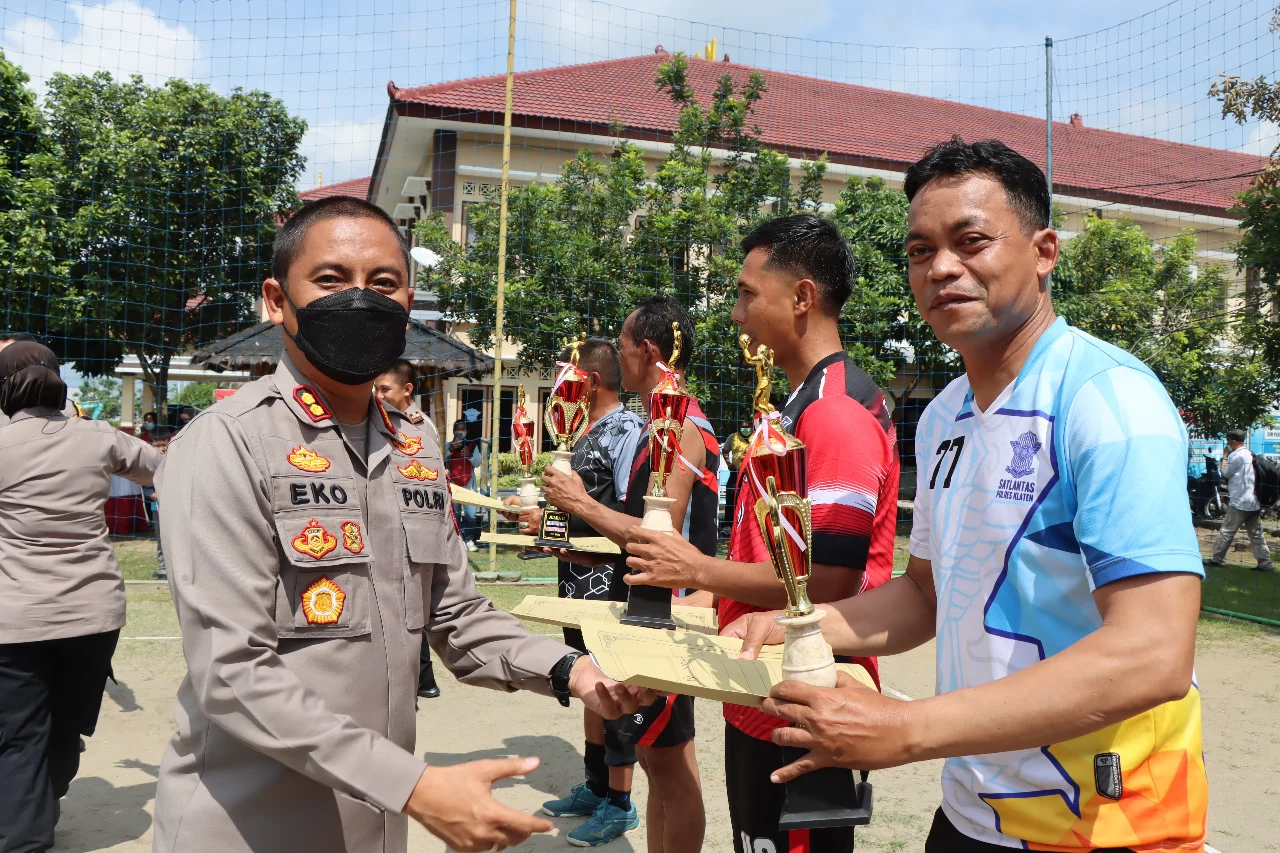 Menyambut HUT Bhayangkara Ke-76,  Polres Klaten Adakan Lomba Antar Polsek Jajaran