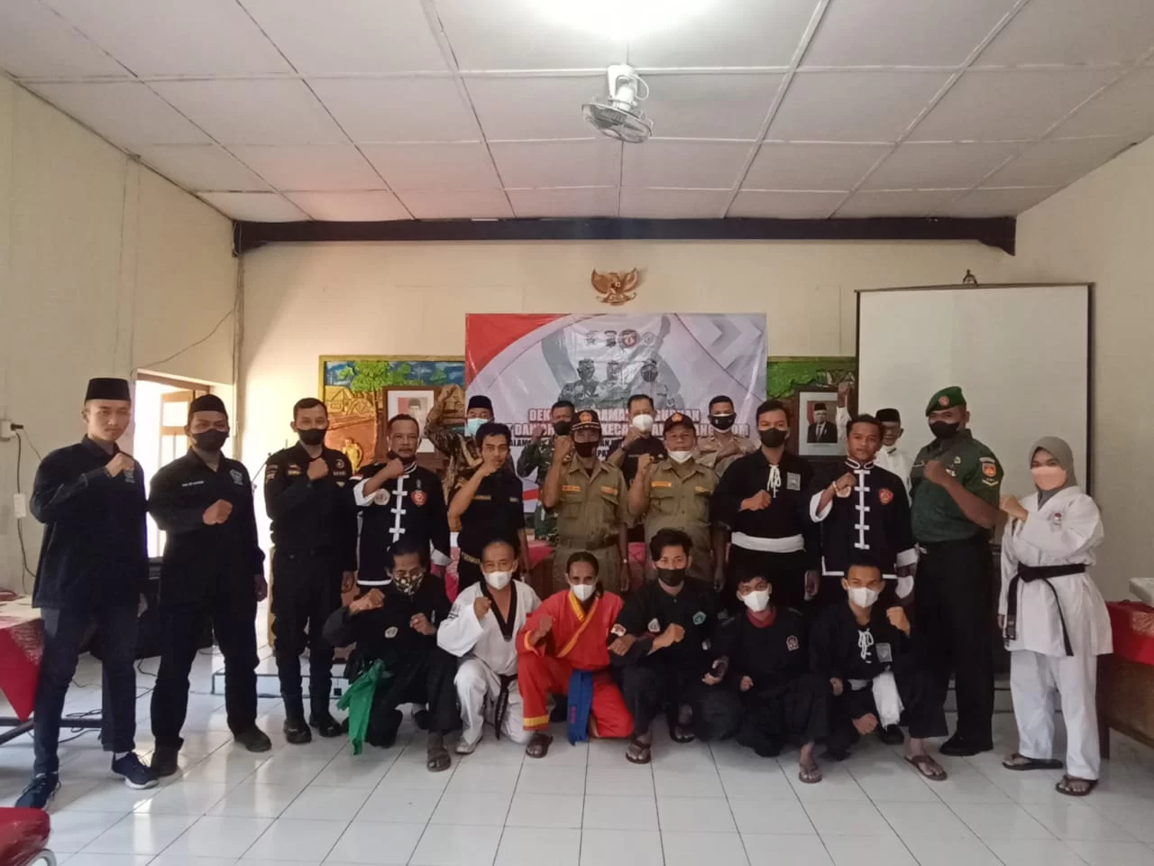 Jaga Situasi Kondusif, Perguruan Silat dan Ormas Di Klaten Gelar Deklarasi Damai