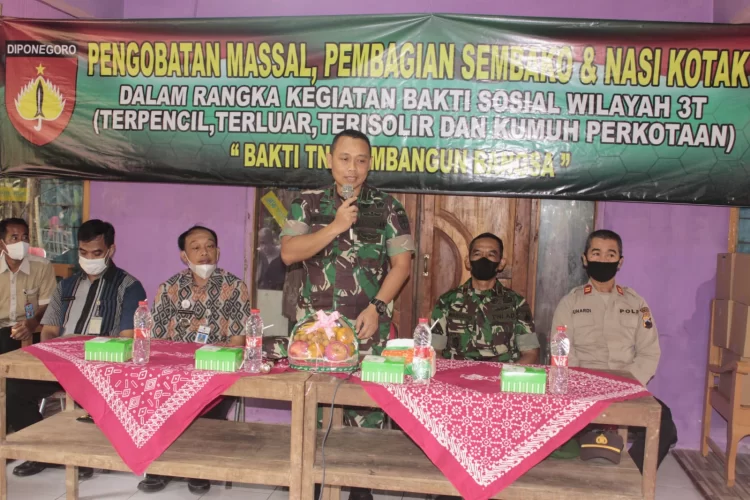 TNI Adakan Bakti Sosial Dari Perkotaan Sampai Pelosok Desa