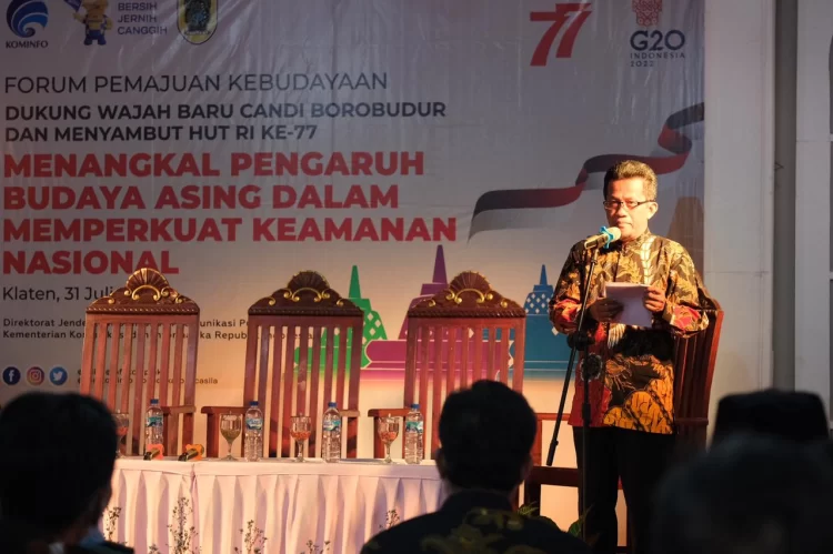 Tangkal Pengaruh Budaya Asing , Kemkominfo Ajak Perkuat Keamanan Nasional