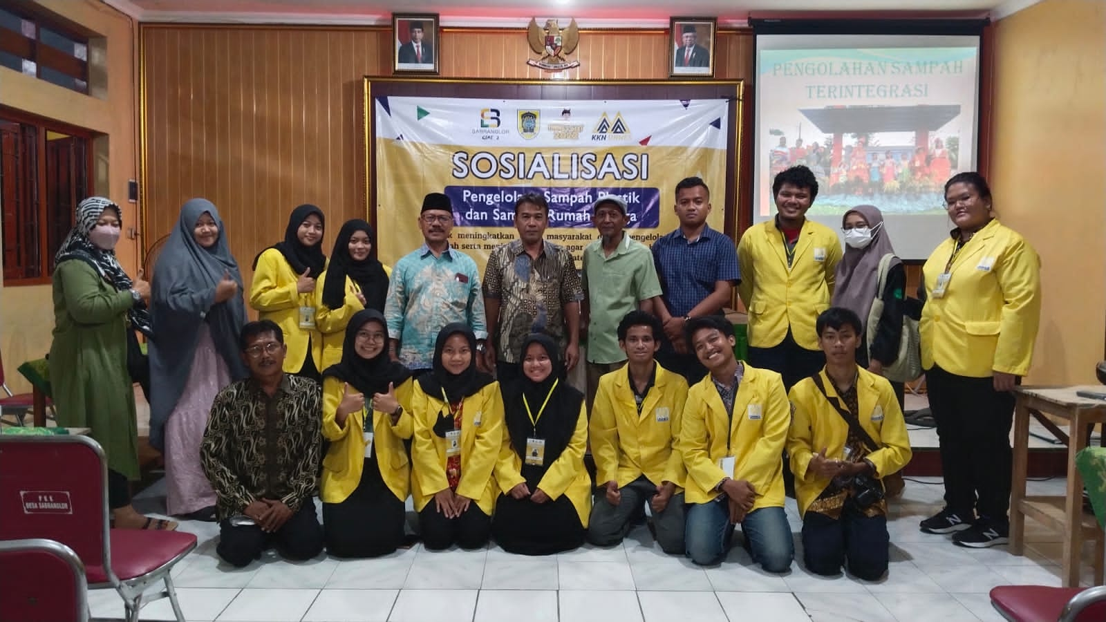 KKN UNNES MENGGANDENG DLH SOSIALISASI PENGELOLAAN SAMPAH