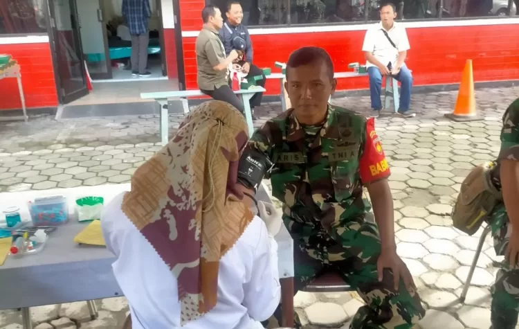 Kodim Klaten Donor Darah Baksos 3T