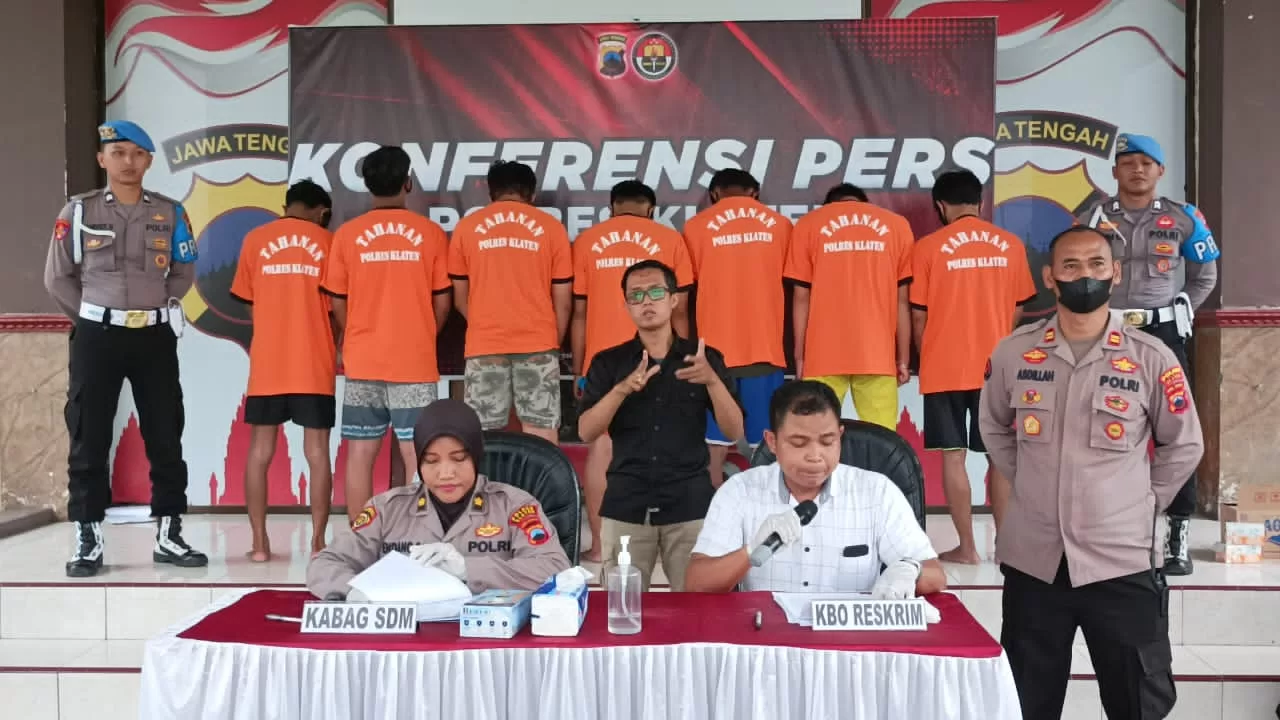 15 Remaja dan Anak DiBawah Umur  Di Amankan Polisi Setelah Melakukan Tawuran