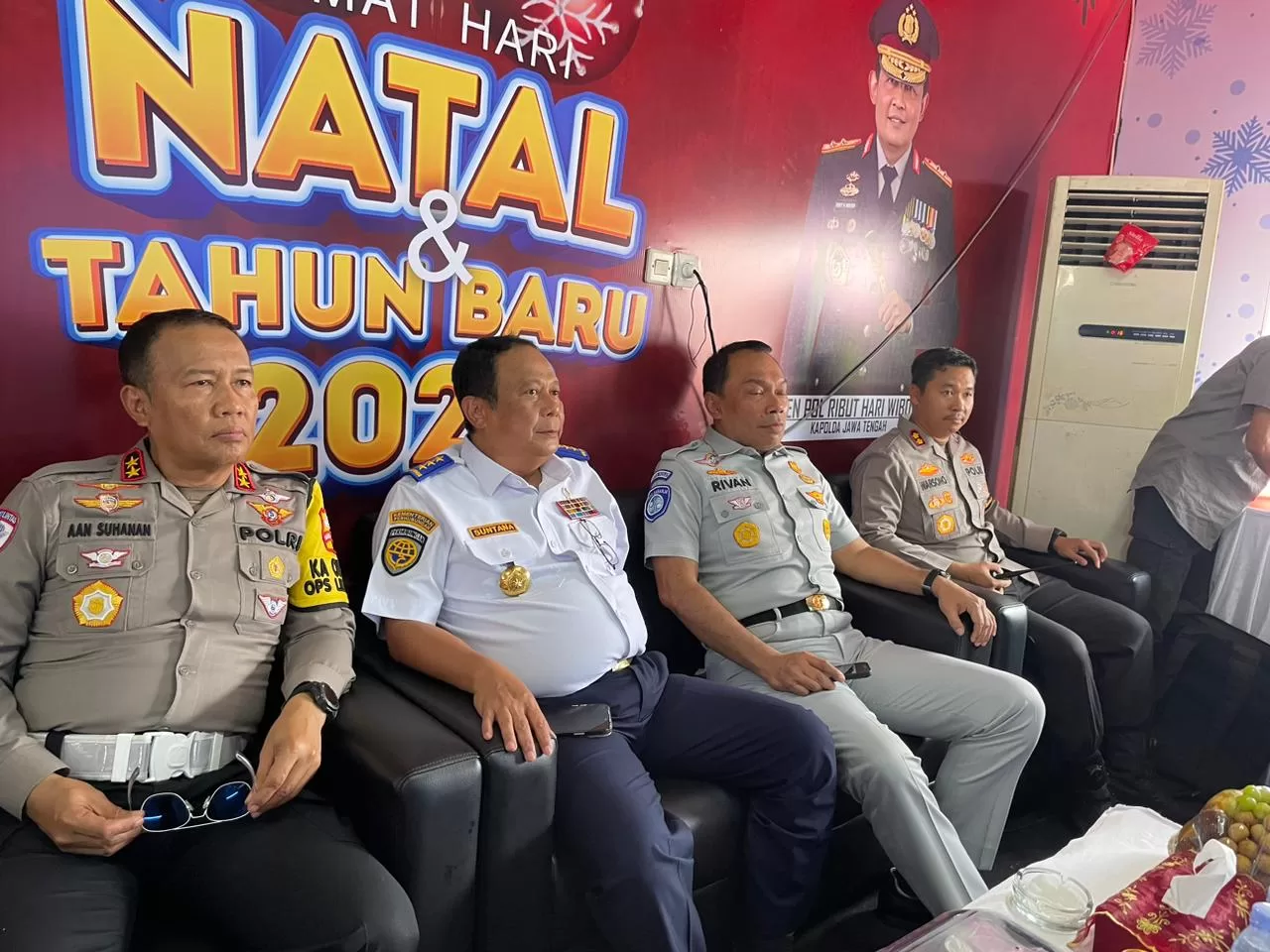 Tinjau Pengamanan Akhir Tahun, Wamenhub dan Kakorlantas Polri Kunjungi Klaten